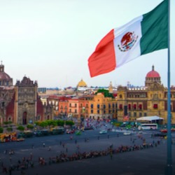 Image of mexican Flag by John Coletti
